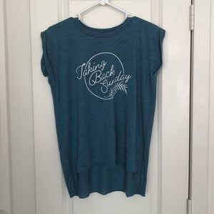 Taking Back Sunday cap sleeve crop band tee